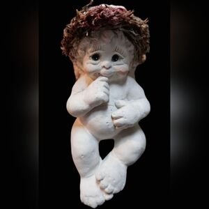 Dreamsicles Kristin Cast Art Shelf Sitter Angel Cherub Sucking Finger Figurine